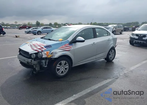 2014 Chevrolet Sonic Lt Auto z USA, uszkodzony, nr VIN 1G1JC5SHXE4191768